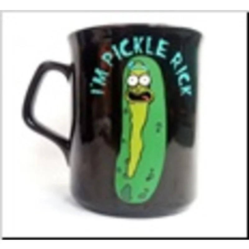 Mug Pickle Rick Negro Rick and Morty