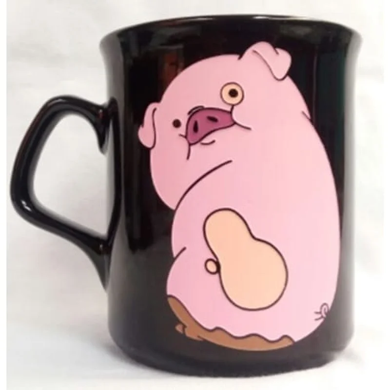 Mug negro Pato Dipper Gravity Falls