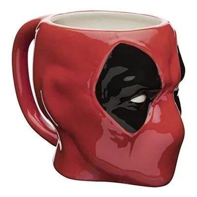 Mug 3D cabeza Deadpool rojo Marvel