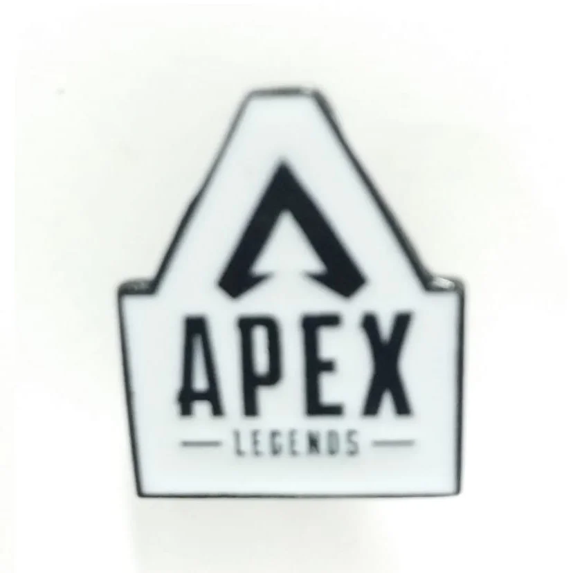 Pin metálico logo Apex Legends blanco y negro